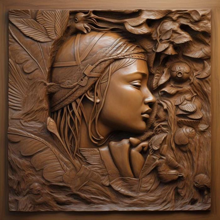 نموذج ثلاثي الأبعاد لآلة CNC 3D Art 